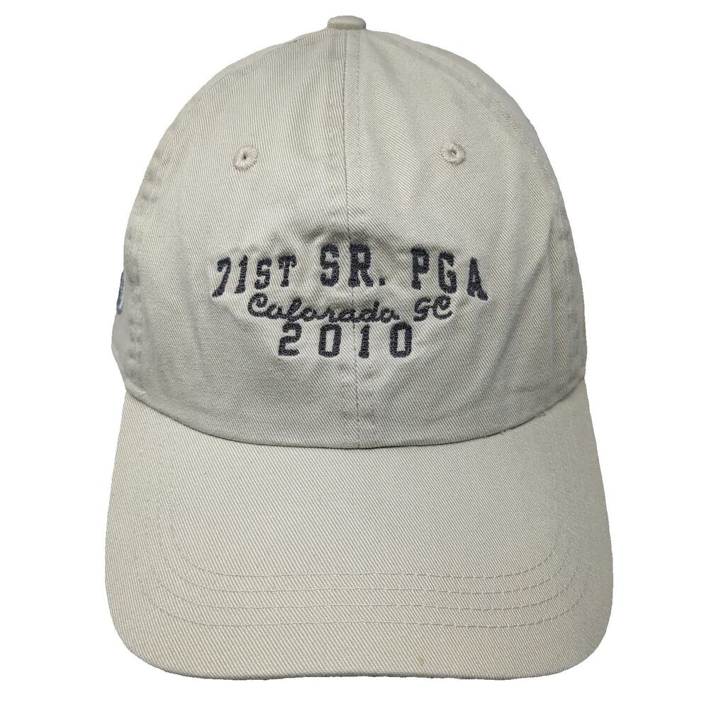 Ahead Baseball Cap Beige One Size 71st Sr PGA Colorado GC 2010 Slideback Hat